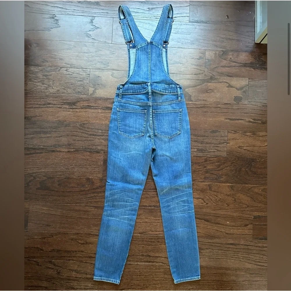 Madewell NWT Skinny Overalls in Groveland Wash | XS - Picture 8 of 12